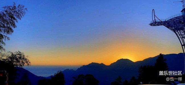 【浪漫的尽头】日出