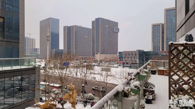 【生活的写意】阳台雪景