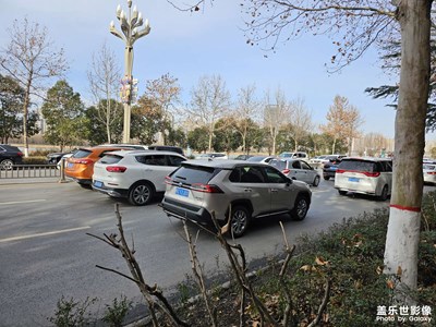 【返程路上】+马路就是停车场