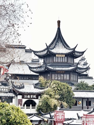一下雪南京就变成了金陵
