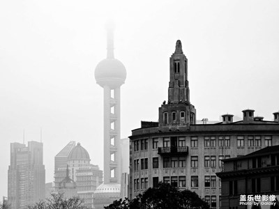 上海黑白调街景