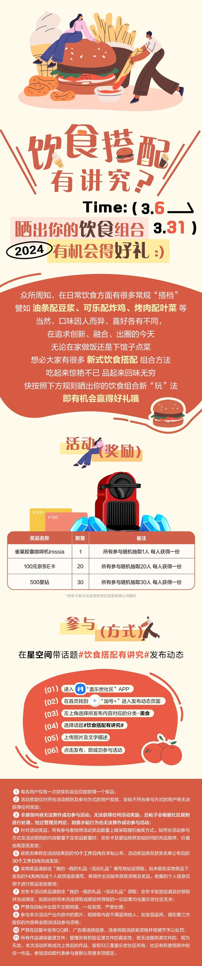 【开奖】饮食搭配有讲究？晒出你的饮食组合有机会得好礼