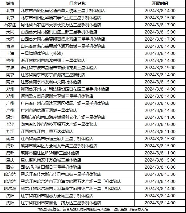 盖乐世体验堂  三八妇女节，与三星一起“赴一场春日之约”