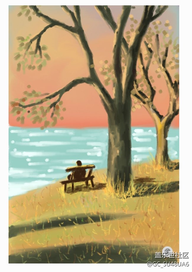 Spen也可以画出油画效果