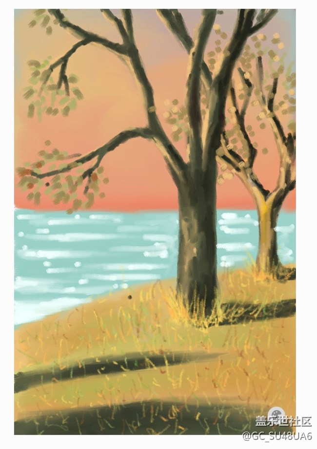 Spen也可以画出油画效果