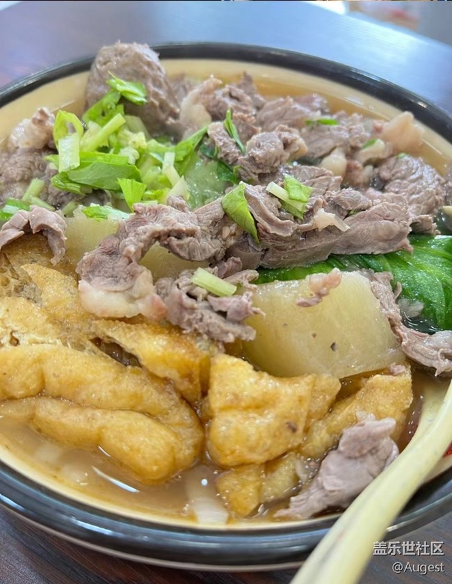 【我用三星拍美食】牛肉汤面