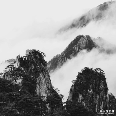 【醉春山】+水墨黄山