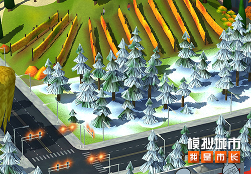 《模拟城市：我是市长》冬临雪覆主题建筑