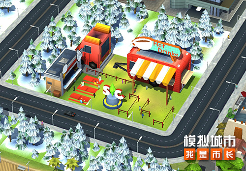 《模拟城市：我是市长》冬临雪覆主题建筑