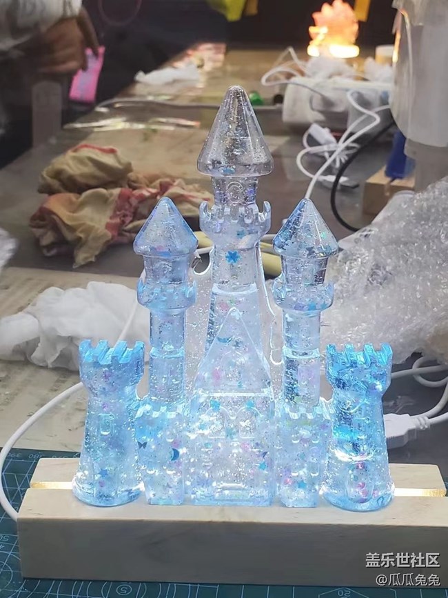 三星s系列宣讲会，手工diy城堡太美了