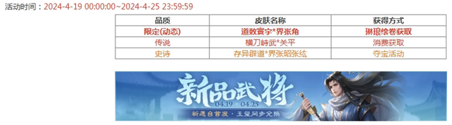 《三国杀》[活动] 4.19-4.25 史诗武将曹宇谷雨祈愿