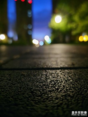 【三星手机的夜景】+雨后的小区