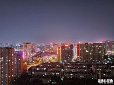 【三星手机的夜景】+顶楼的小城
