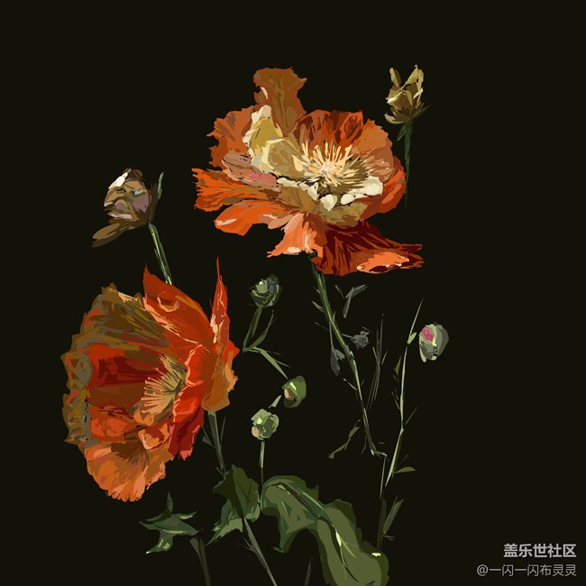 【S Pen绘画】虞美人