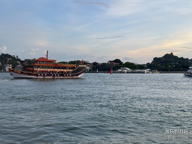 厦门星部落夜游海上屿见厦门
