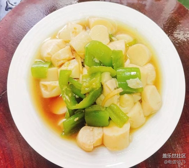 【夏饭菜】青椒豆腐
