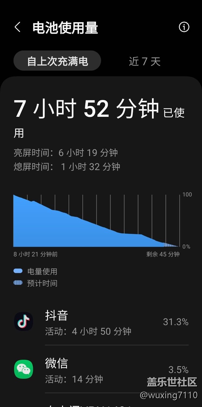 3年的s20电池循环次数清零后还挺抗造！
