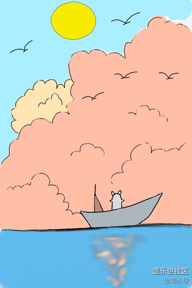 spen绘画【遨游海洋】