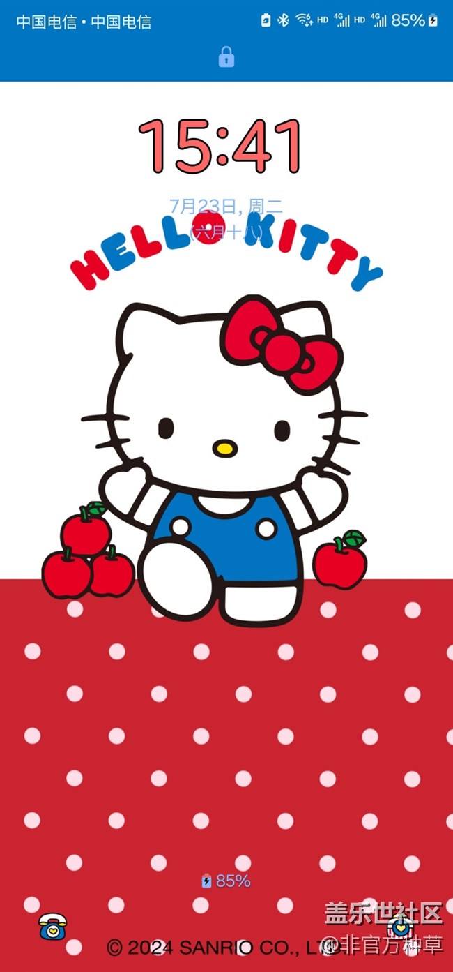 One UI主题推荐 | 可可爱爱的Hello Kitty主题