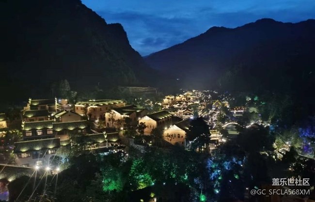 【半年足迹】望仙谷夜景