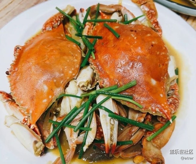 【八九不离食】姜葱梭子蟹