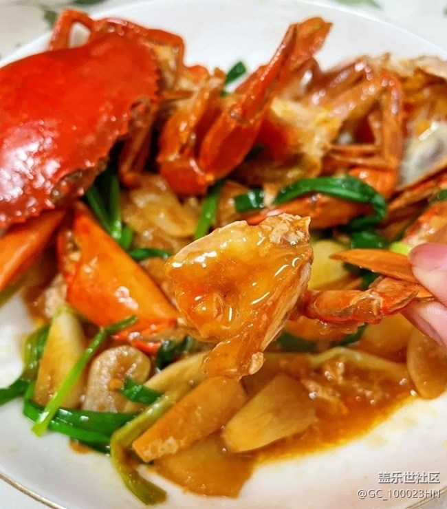 【食趣】姜葱炒蟹