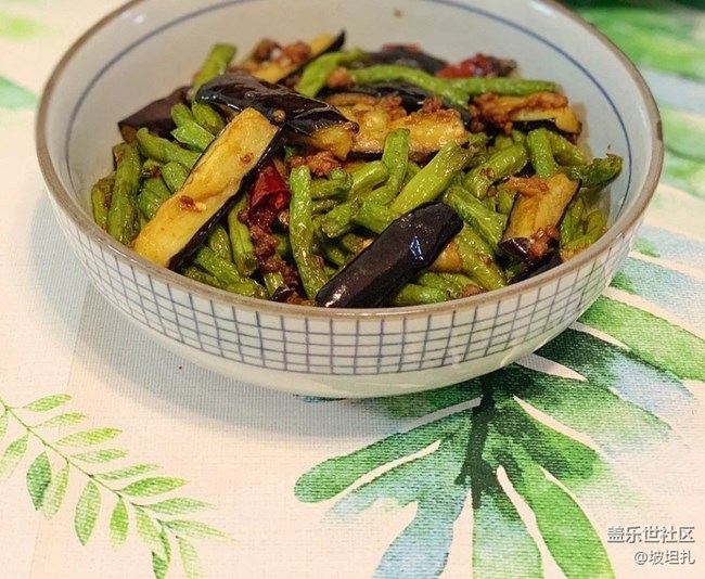【秋天食补计划】肉末茄子豆角