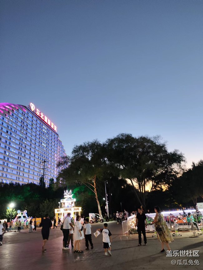 回顾贴浑河夜景