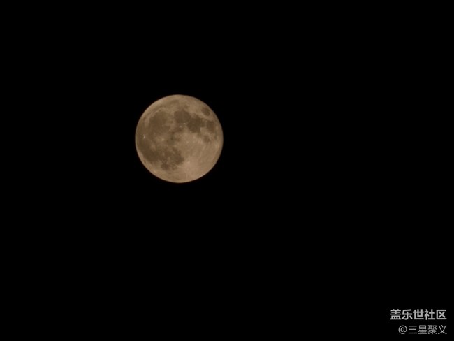 【影像映团圆】三星手机不同焦距下十五的月亮