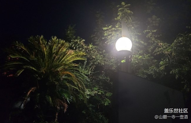 【三星超视觉夜拍】公园的灯