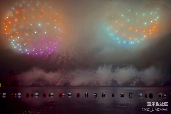 【海上生花烟花庆典线摄影活动】+雨中看烟花