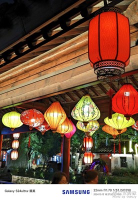 古镇夜色美
