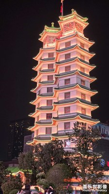 随拍，二七塔，黄鹤楼，书本楼