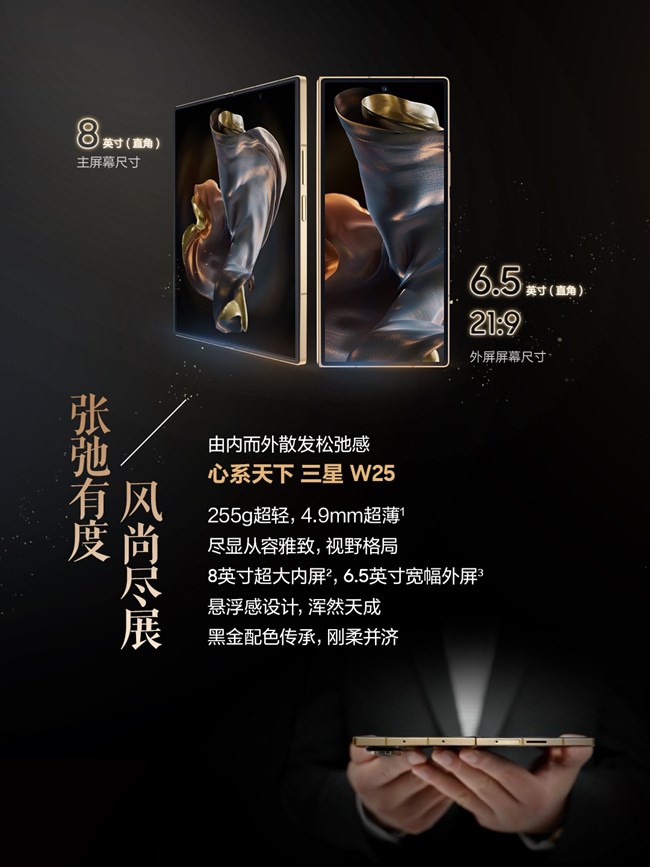心系天下三星W25｜W25 Flip发布会 精彩瞬间