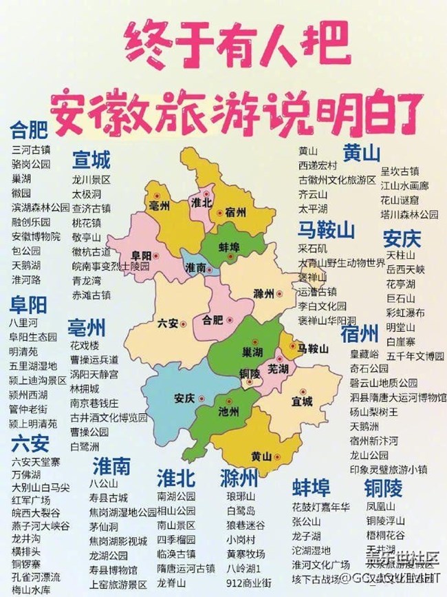 安徽旅游指南