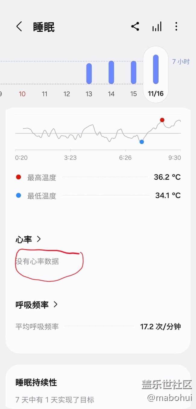 Watch7手表有问题，睡眠不检测心率