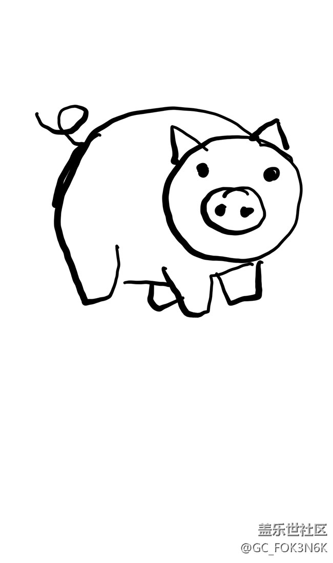 【AI绘图大赛】小猪