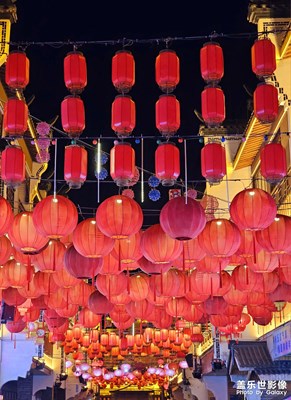 古镇夜色