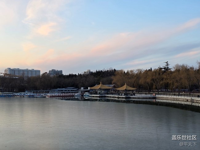 【新年到】夕阳下的陶然亭