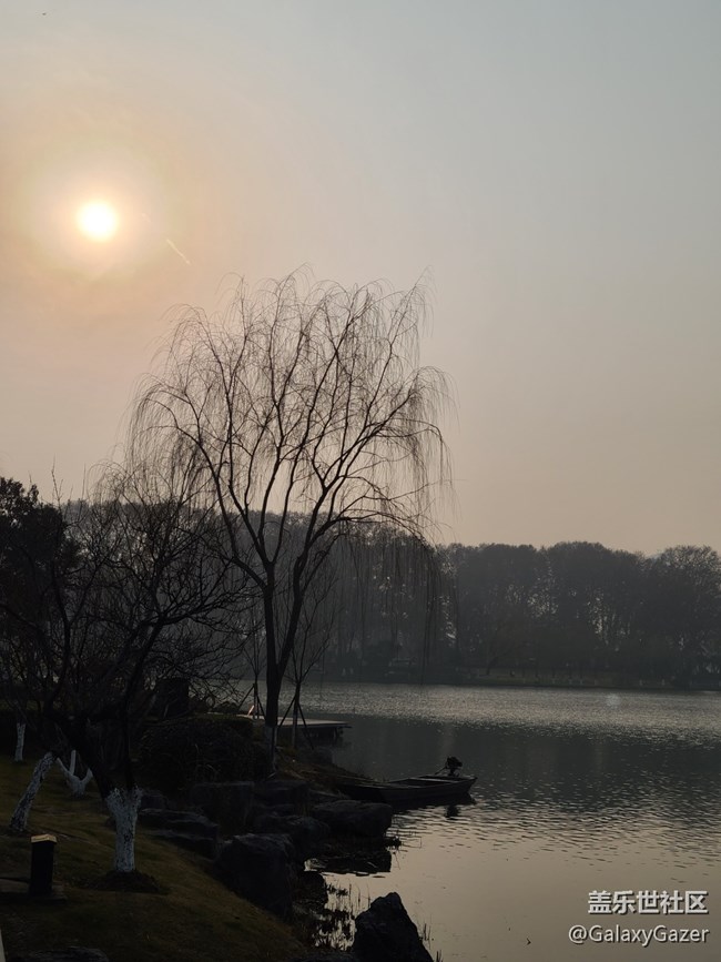 #新年伊始——夕阳下