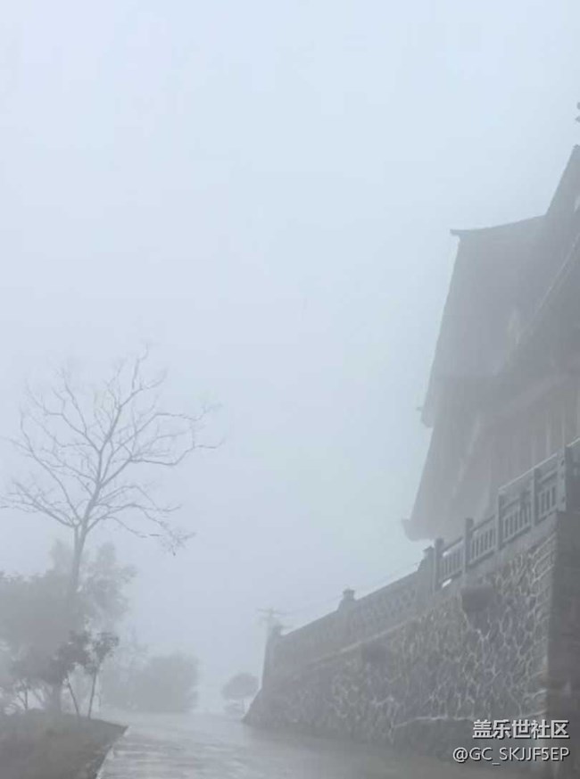【相册里的年味】+雾中深山，邂逅诗意