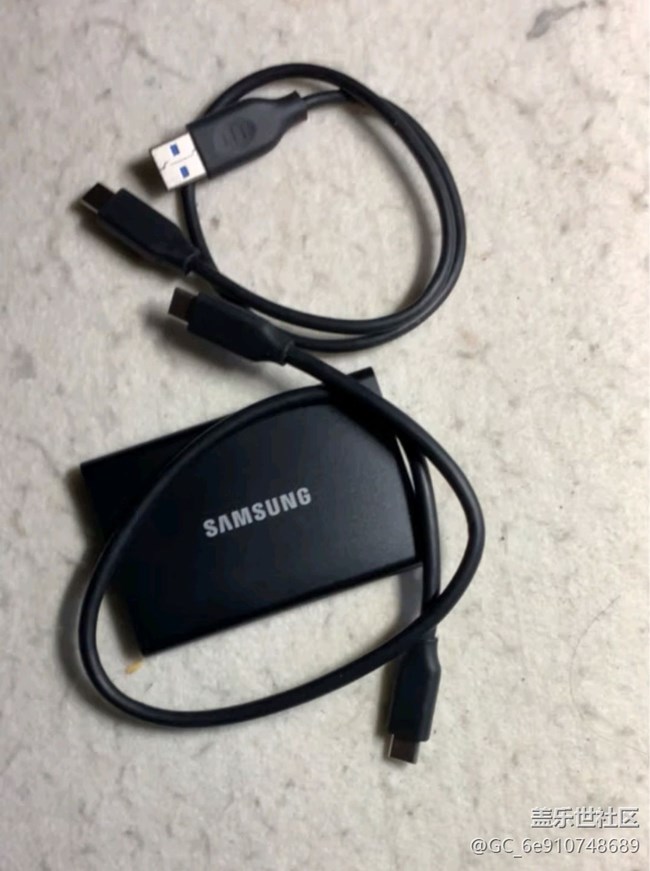 【我的三星产品】t7硬盘