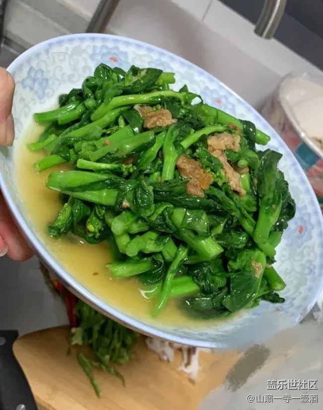 【知味春趣】油渣青菜
