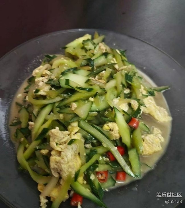【尝鲜正当食】黄瓜炒蛋