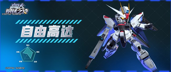 《高达钢铁之诗》机体博物馆丨自由高达