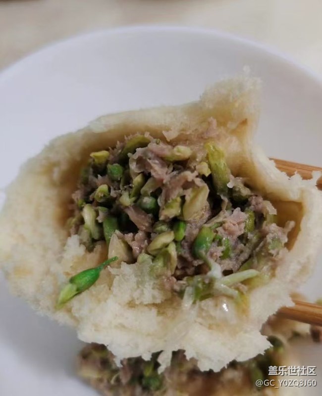 【春色可餐】槐花包子