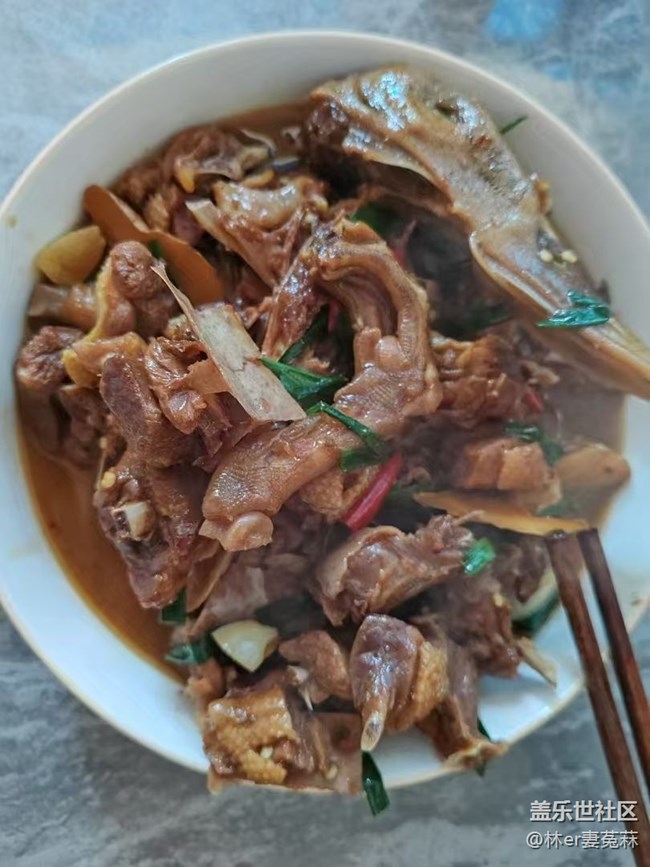 【春色可餐】红烧鸭子