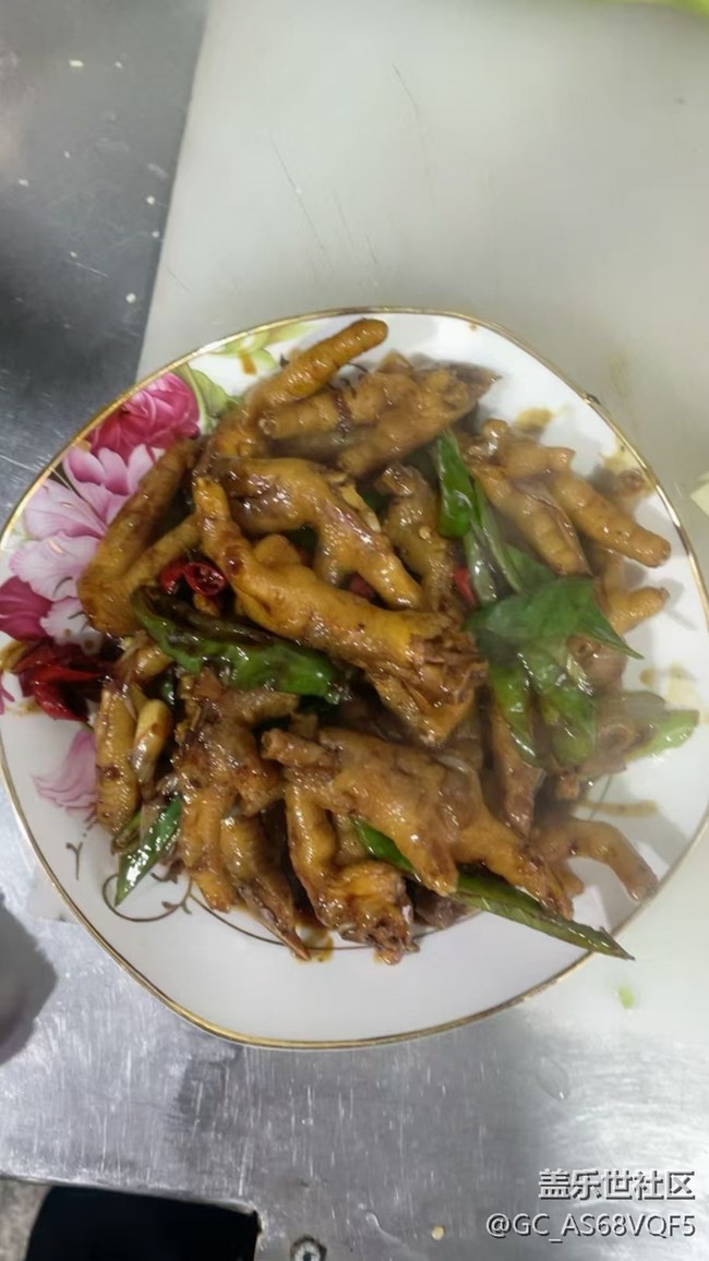 【春色可餐】红烧鸡爪
