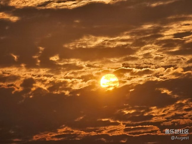 【我的三星伴游江湖】用手机定格夕阳