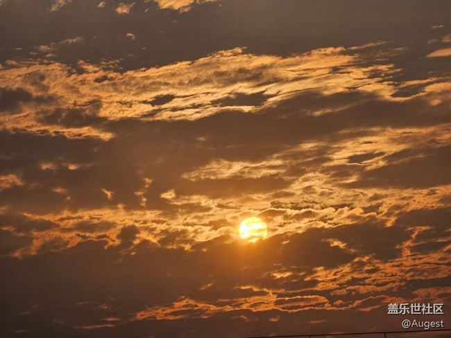 【我的三星伴游江湖】用手机定格夕阳